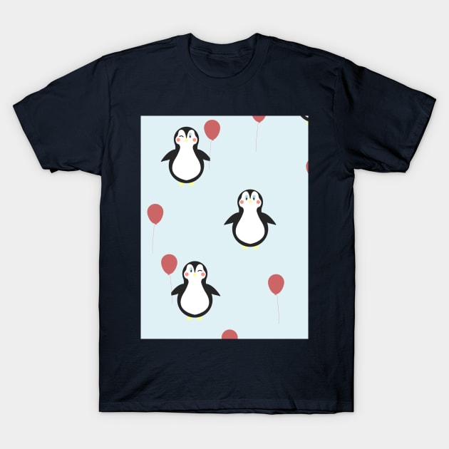 Penguins pattern T-Shirt by Nataliia1112